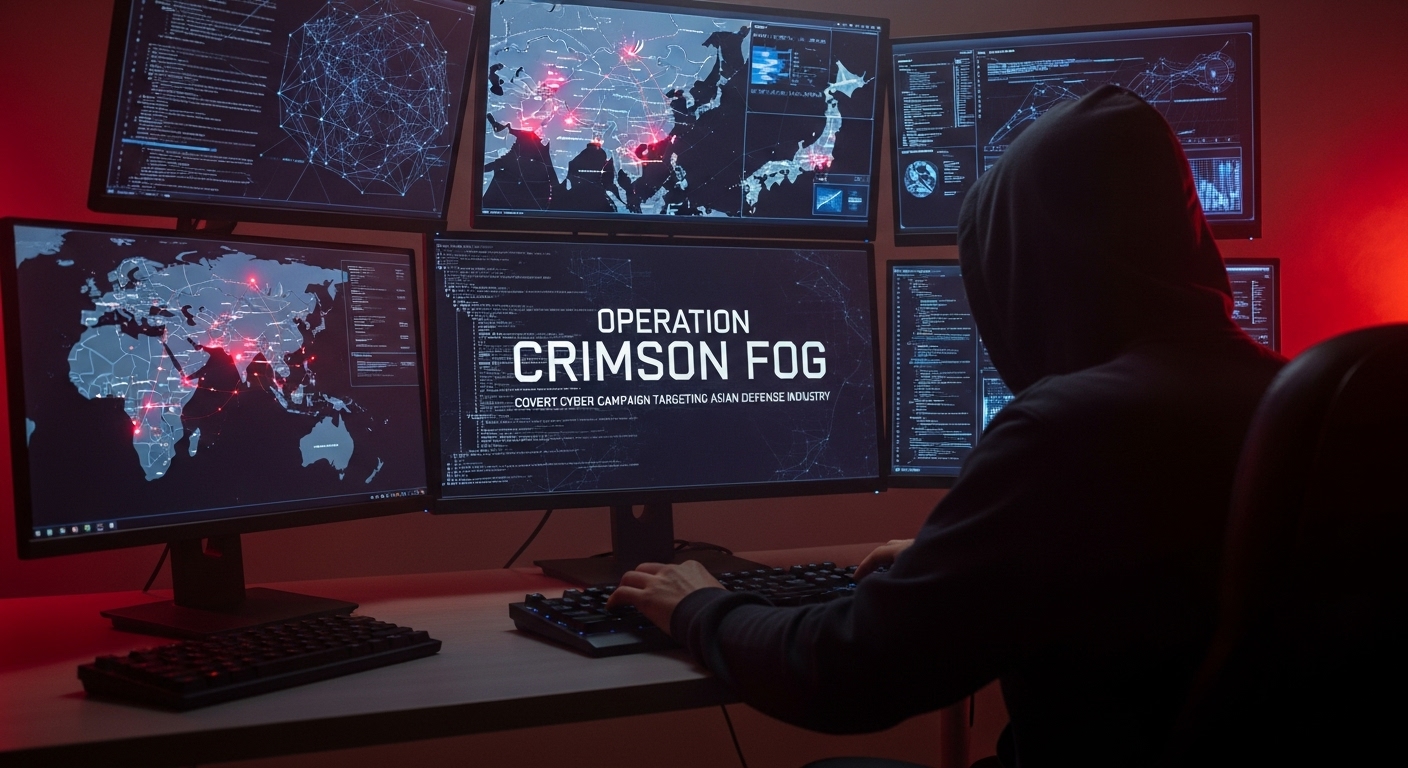 Operation Crimson Fog: Kampanye Siber Tersembunyi yang Menargetkan Industri Pertahanan Asia